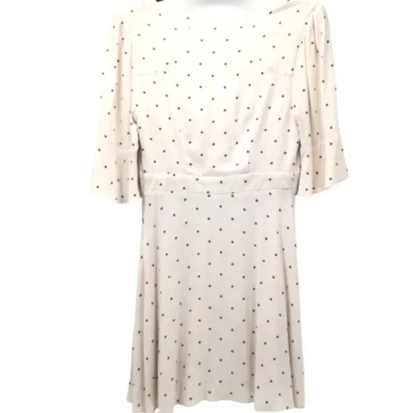 FREE PEOPLE All Yours Cream Polka Dot Tie-Dress - Picture 3 of 4